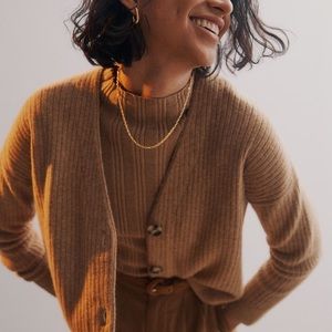 Madewell Ribbed Tan Sweater